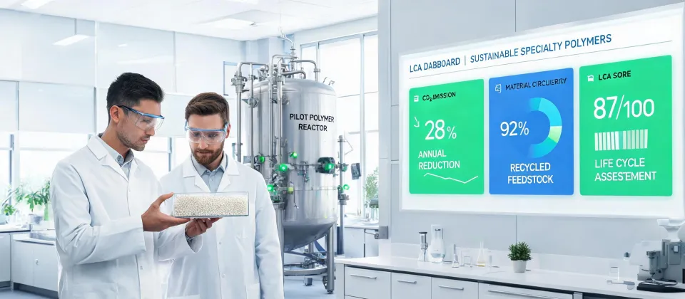 Solvay sustainable polymer strategy lab