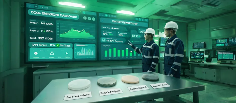 Responsible chemistry sustainability dashboard